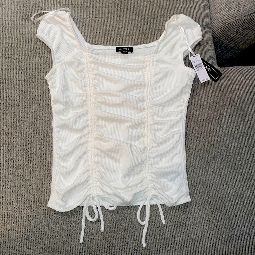 A. Byer Medium off white shirt